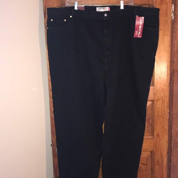 levi 560 comfort fit jeans big and tall black